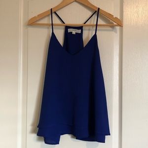 Royal blue spaghetti strap